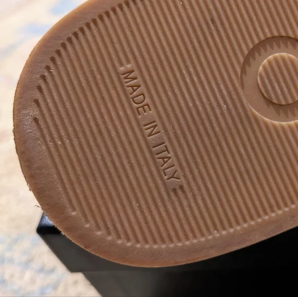 šSOLD CHANELš¤©20S CC Lambskin Cord Rope Logo Dad Sandals in Silver Sz 39 - Picture 12 of 16